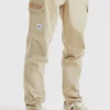 boohooMAN Tall Elastic Comfort Felt Detail Cargo Trouser | Trousers | Cargo Trousers