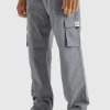 boohooMAN Tall Elastic Waist Relaxed Fit Buckle Cargo Jogger | Trousers | Cargo Trousers