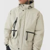 boohooMAN Tall Hooded Utility Tech Parka Jacket In | Man | Coats & Jackets