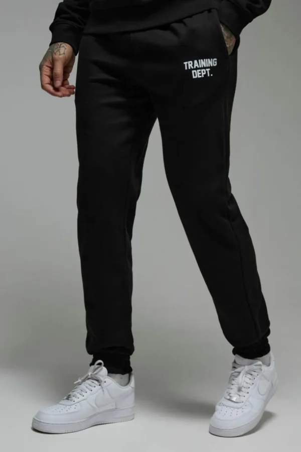 boohooMAN Tall Man Active Training Dept. Regular Joggers | Gym Joggers