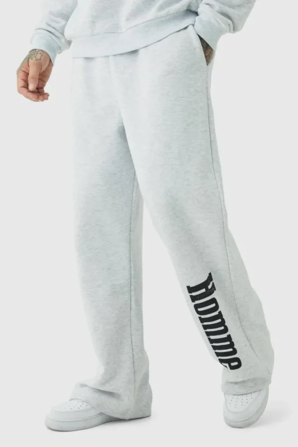 boohooMAN Tall Motorsport Wide Leg Joggers | Joggers