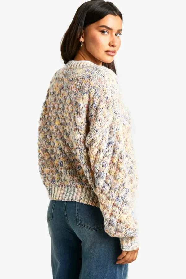 boohoo Tall Bubble Knit Cardigan | Women Shirts | Foundation