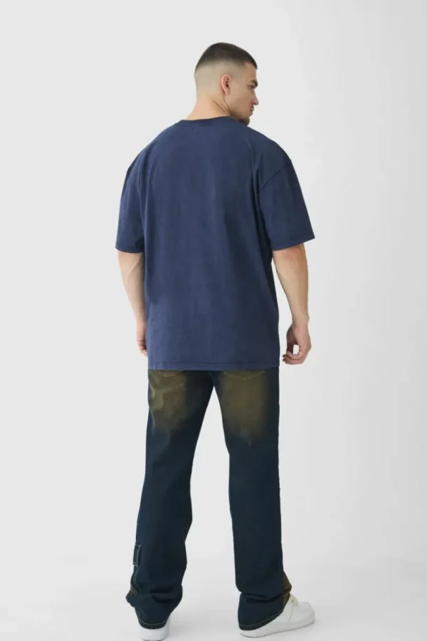 boohooMAN Tall Oversized Acid Wash T-Shirt | T-Shirts