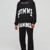 boohooMAN Tall Oversized Boxy Split Hem Homme Tracksuit | Tracksuits