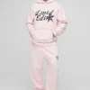 boohooMAN Tall Oversized Contrast Stitch Lmted Hooded Tracksuit | Tracksuits