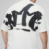 boohooMAN Tall Oversized Homme Graffiti Print Large Scale T-Shirt | T-Shirts