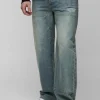 boohooMAN Tall Relaxed Fit Embroidered Carpenter Jeans | Jeans