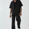 boohooMAN Tall Scuba Twill Oversized Shirt & Trouser Set | Sets & Coords