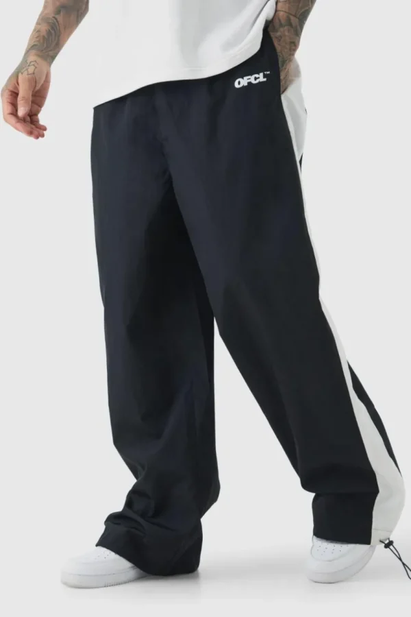 boohooMAN Tall Side Panel Track Pants in | Trousers