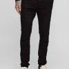 boohooMAN Tall Skinny Biker Panel Jeans in | Jeans