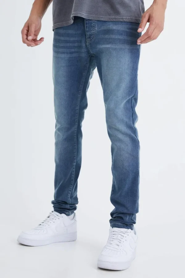 boohooMAN Tall Skinny Stretch Jeans | Going Out | Denim