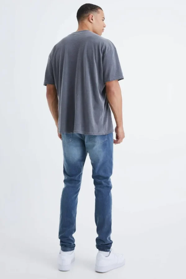 boohooMAN Tall Skinny Stretch Jeans | Going Out | Denim