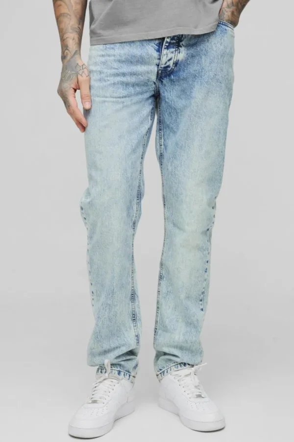 boohooMAN Tall Slim Rigid Jeans | Denim | Going Out Denim