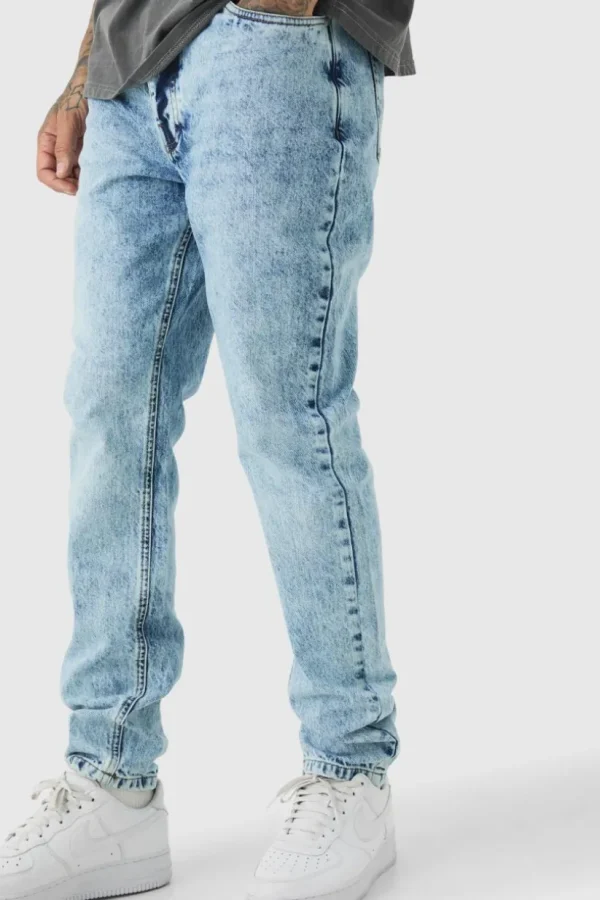 boohooMAN Tall Slim Rigid Jeans | Denim | Going Out Denim