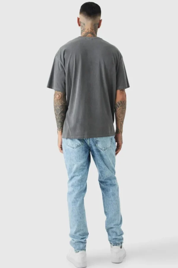 boohooMAN Tall Slim Rigid Jeans | Denim | Going Out Denim