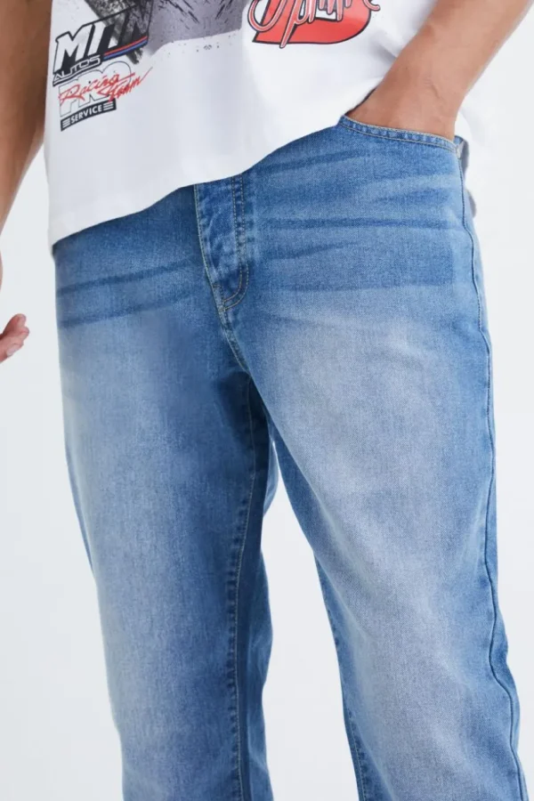 boohooMAN Tall Slim Rigid Jeans | Trousers | Denim