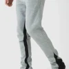 boohooMAN Tall Stacked Fit Gusset Jogger | Trousers | Joggers