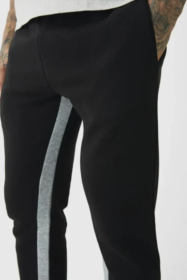 boohooMAN Tall Stacked Fit Gusset Jogger | Trousers | Joggers