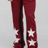 boohooMAN Tall Star Gusset Jogger | Joggers