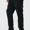 boohooMAN Tall Tapered Fit Cargo Trousers in | Trousers