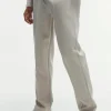 boohooMAN Tapered Pintuck Scuba Trouser | Sets & Coords