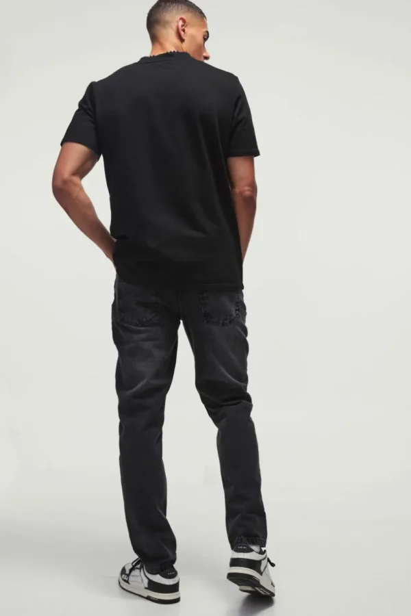 boohooMAN Tapered Rigid Jean in | Denim | Going Out Denim