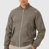 boohooMAN Textured Regular Fit Tailored Bomber Jacket | Suits & Tailoring | Suits & Tailoring