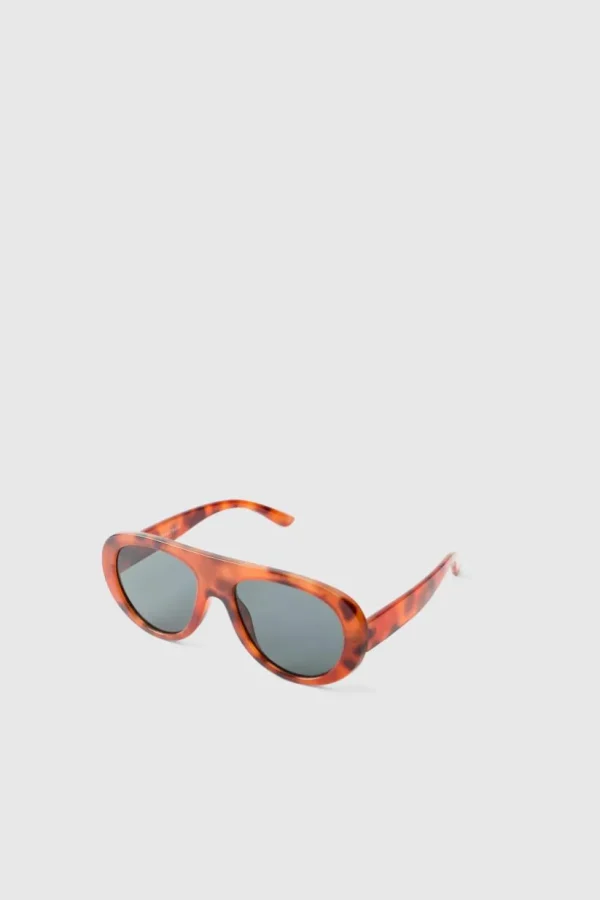 boohooMAN Tortoise Retro Sunglasses | Sunglasses