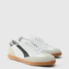 boohooMAN Trainer With Panel Detail In PU | Trainers & Hi-Tops | Footwear