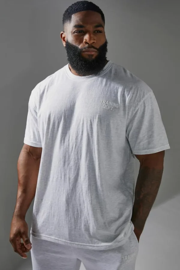 boohooMAN Training Dept Oversized T-shirt | Gym T-Shirts & Vests | Gym Clothes