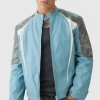 boohooMAN Washed Pu Panel Moto Jacket In | Man | Coats & Jackets