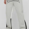 boohooMAN Worldwide Embroidered Contrast Stitch Gusset Jogger | Joggers