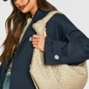 boohoo Woven Knot Oversized Shoulder Bag | Women Shirts | Foundation