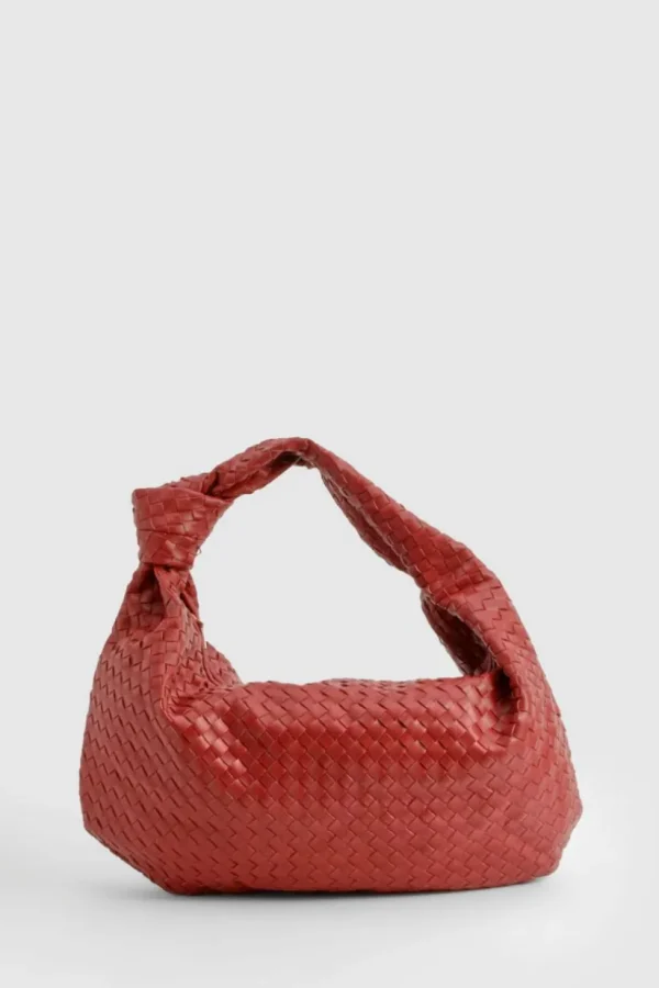 boohoo Woven Knot Oversized Shoulder Bag | Women Shirts | Foundation